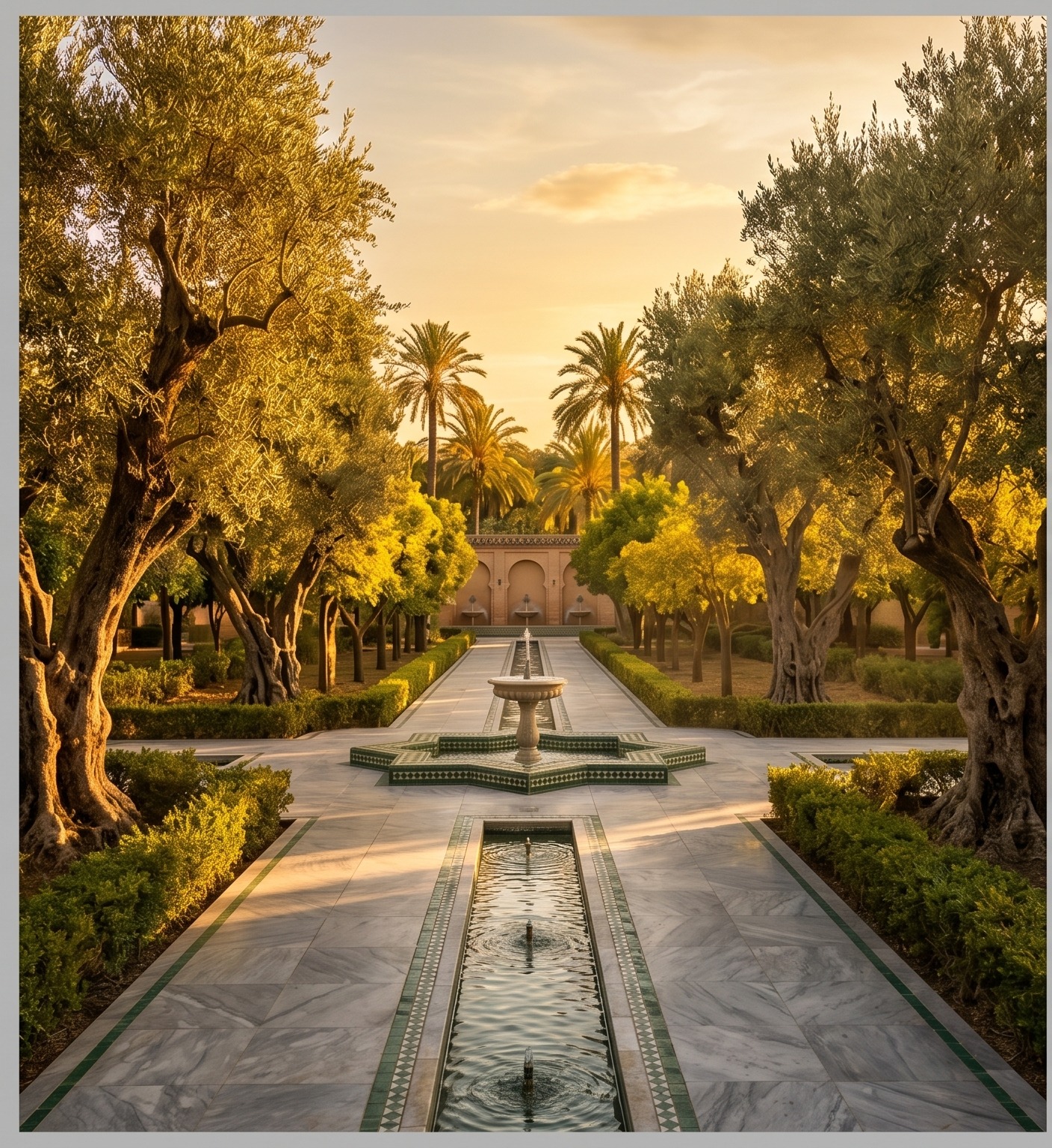 Palais Qatar — Jardin andalous, Rabat-Suissi